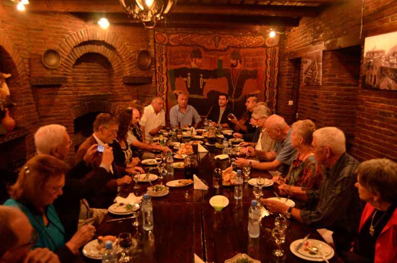 A performance at the Georgian Table. Photo credit: Peter Guttman