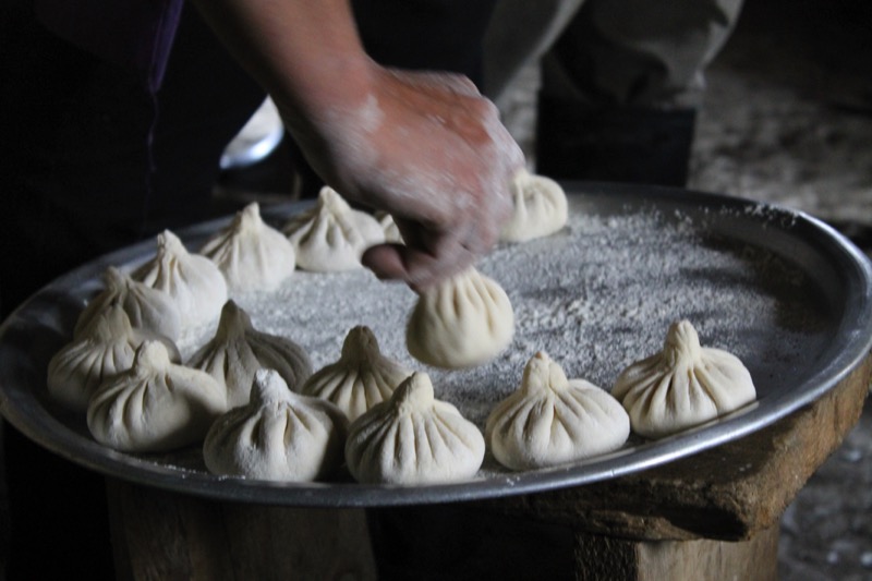 Khinkali, made in Tusheti for festivals. Photo credit: Shota Lagazidze