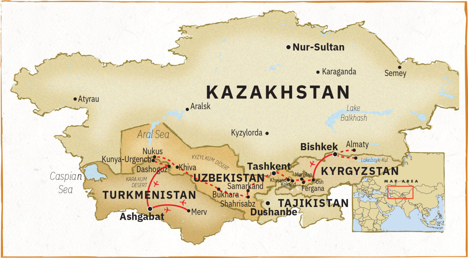 Journey Through Central Asia: The 5 'Stans of the silk road  MIR