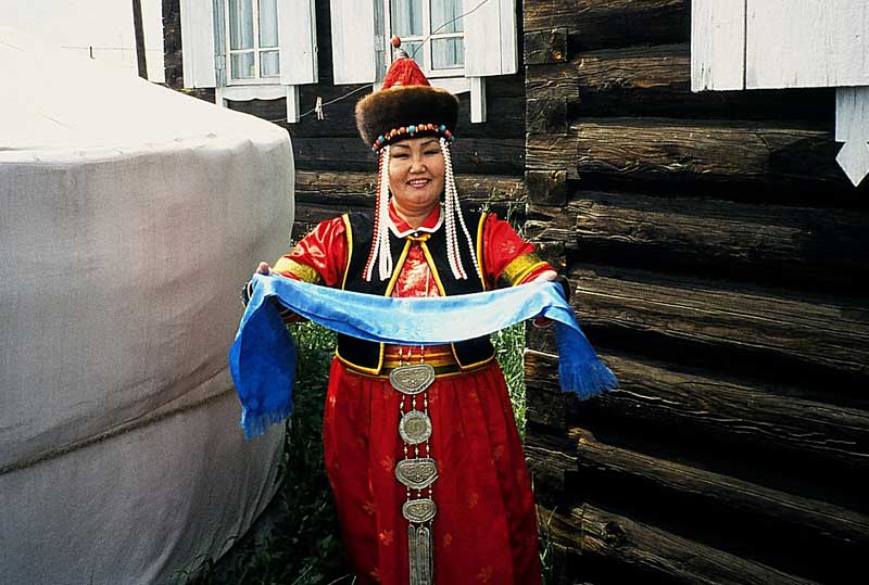 A Buryat welcome. Photo credit: Michel Behar