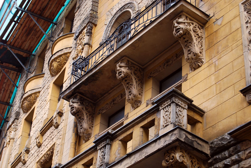 Stunning architecture in Riga’s Art Nouveau district. Photo credit: Douglas Grimes