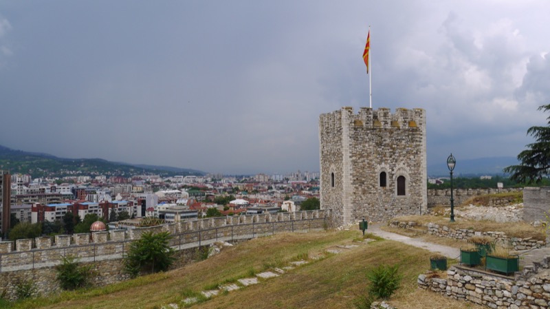 Occupying the highest point in the Old Town, Skopje’s 6th-century fortress is a great spot to capture panoramic city views. Photo credit: Martin Klimenta