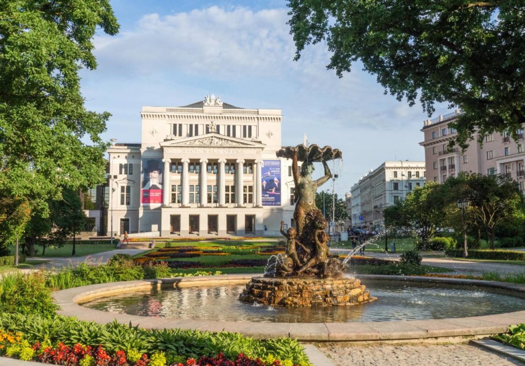 Latvian National Opera House in Riga. photo credit: Kestutis Ambrozaitas