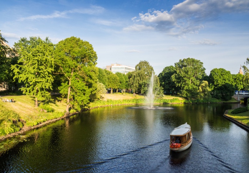An afternoon boat ride on the Riga Canal. Photo credit: Kestutis Ambrozaitis