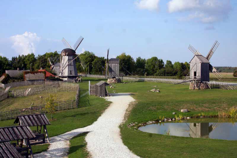 Angla windmills of Saaremaa, Estonia. 
 Photo credit: Alicija Skinder