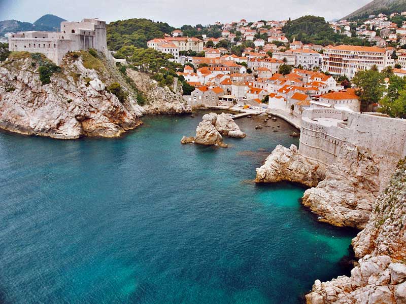 View of Dubrovnik’s bay in the Old Town.  Photo credit: Martin Klimenta