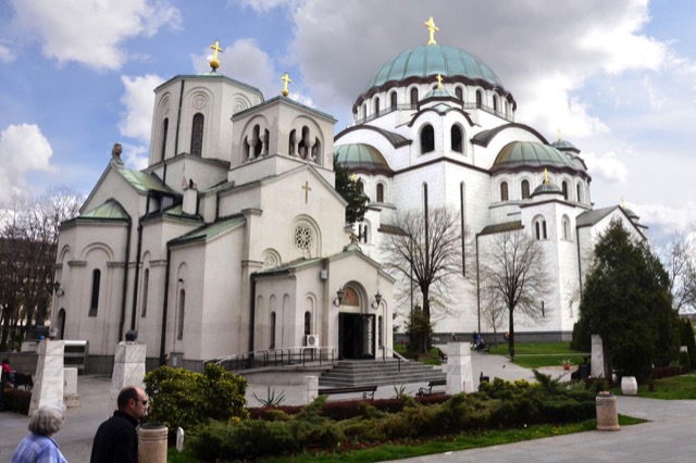 The Church of Sveti Sava has been a work in progress since 1935. Photo credit: Paul Whitmore