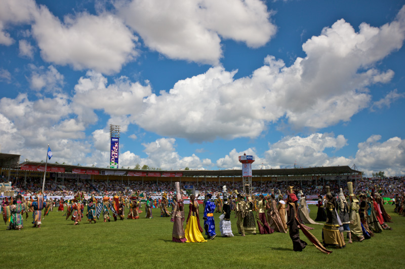 Opening Ceremony of Naadam. Photo credit: Helge Pedersen