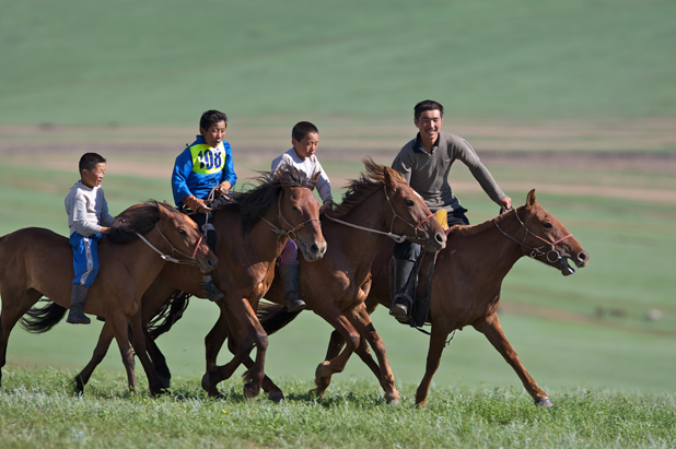 Horsemanship is a Mongolian tradition handed down from generation to generation. Photo credit: Helge Pedersen