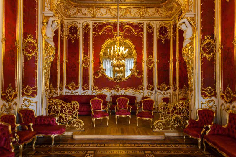 Crimson Room (The Boudoir) in the Hermitage Museum. Photo credit: Jonathan Irish