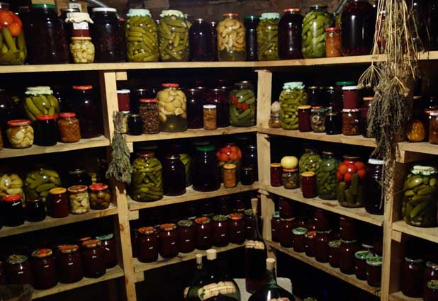 Lucky visitors to a Russian home might taste home-made preserves like pickles, garlic and peppers. Photo credit: John Seckel