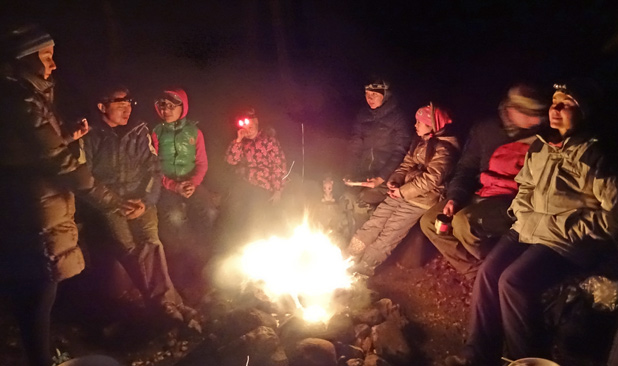 Universal, and timeless: gathering 'round a Siberian campfire. Photo credit: Vladimir Kvashnin