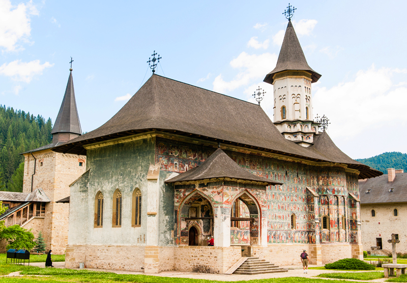 Moldovita Monastery, Bucovina, Romania. Photo credit: David W Allen