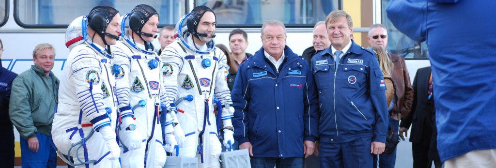 Ready for the Soyuz launch. Photo credit: Douglas Grimes