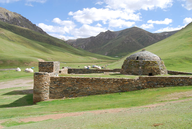 The inn of the Silk Road: 15th century caravanserai of Tash Rabat, Kyrgyzstan. Photo credit: Douglas Grimes