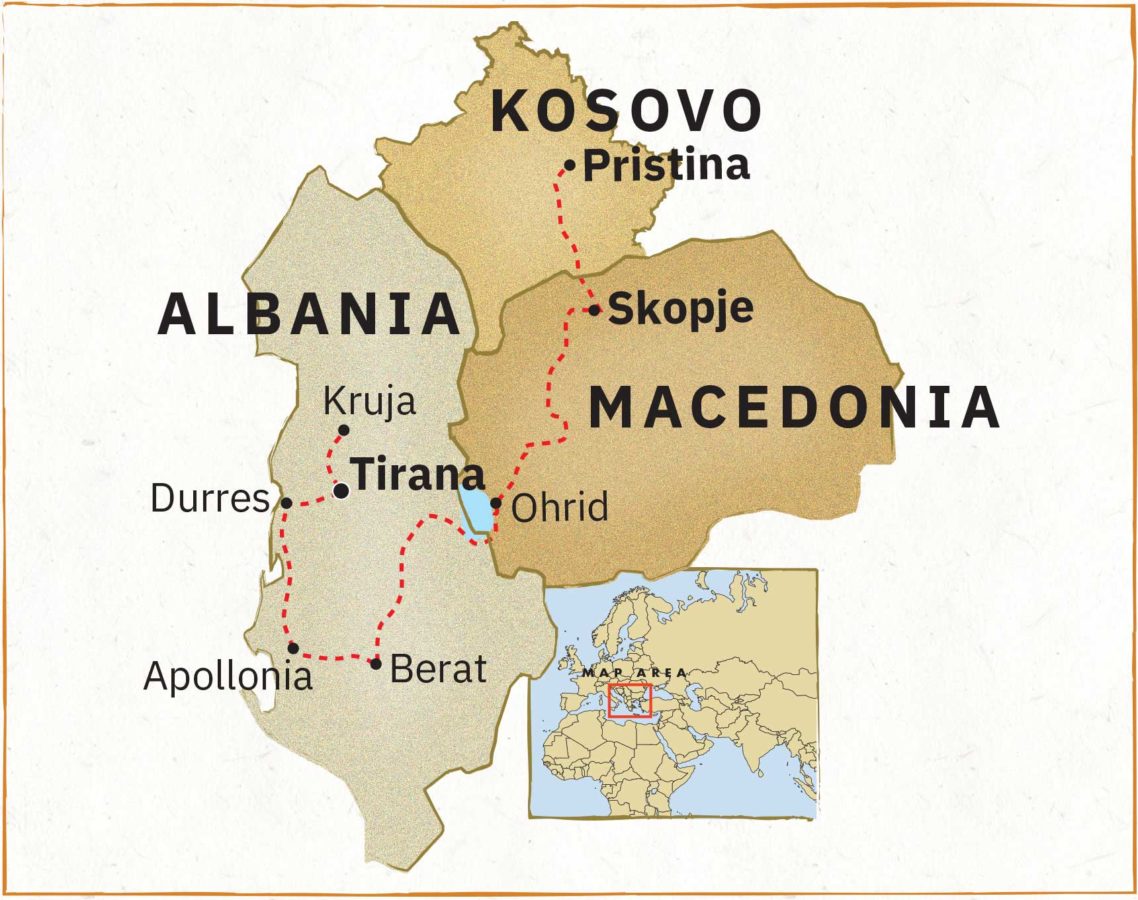 travel to kosovo from albania