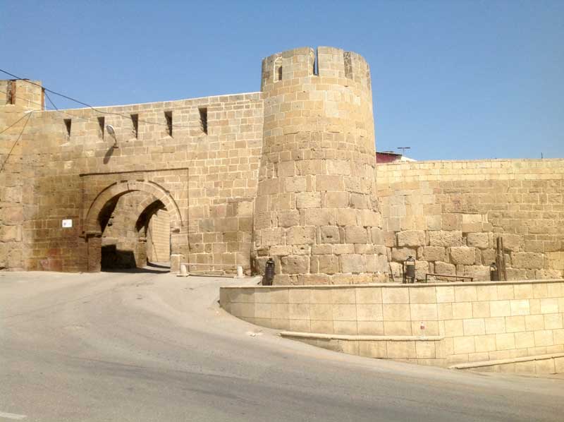 Gates to the citadel in Derbent, Dagestan. Photo credit: Michel Behar