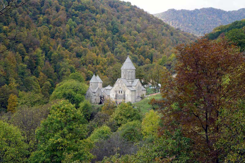 Little Haghartsin Monastery is hidden away in the hills of Dilijan National Park. Photo credit: Jake Smith