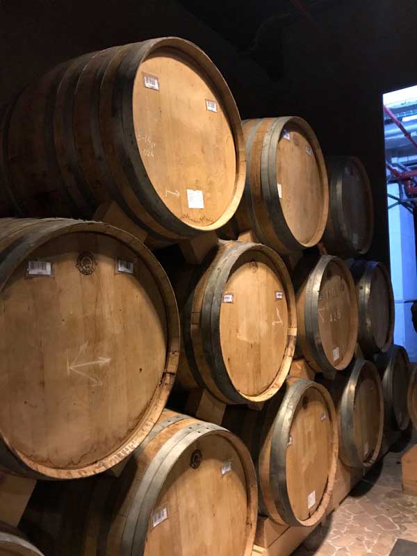 Aging Armenian wine in a local cellar. Photo credit: Jessica Clark