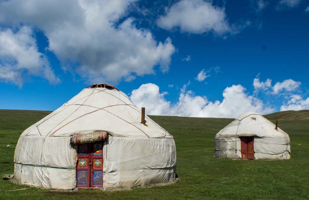 Yurts in Son Kul, Kyrgyzstan. Photo credit: Andra Artemova