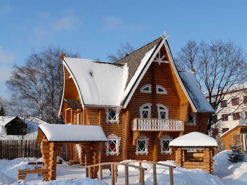 A snowy visit to the Hotel Snegurochka