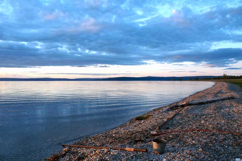 Sunset on Lake Hovsgol, Mongolia. Photo credit: Ana Filonov