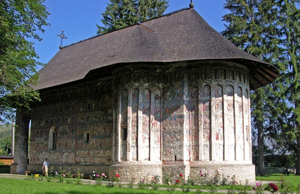 Built in 1530, Humor Monastery is located near the Humor River in Bucovina. Photo credit: Martin Klimenta