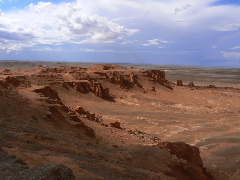 The Flaming Cliffs in Mongolia’s Gobi Desert. Photo credit: Martin Klimenta