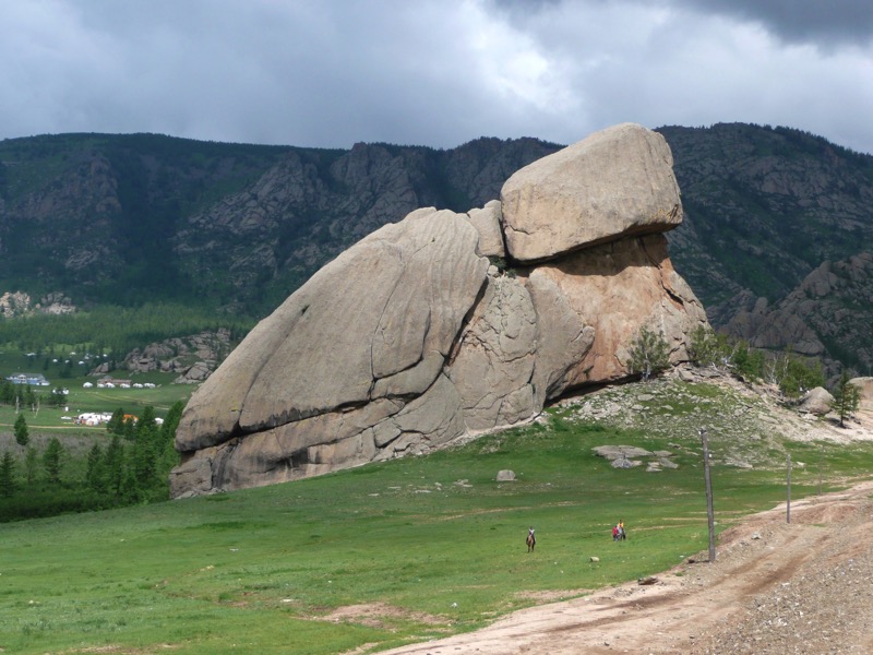 Sacred Turtle Rock in Gorkhi-Terelj National Park. Photo credit: Jamshid Fayzullaev