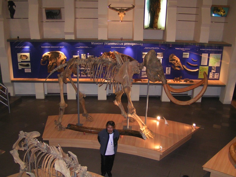 Knowledgeable guide at the Mammoth Museum (Yakutsk)
