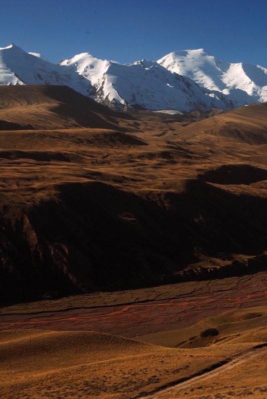 A view of the Pamirs from Sary Tash, Kyrgyzstan. Photo credit: James Carnehan