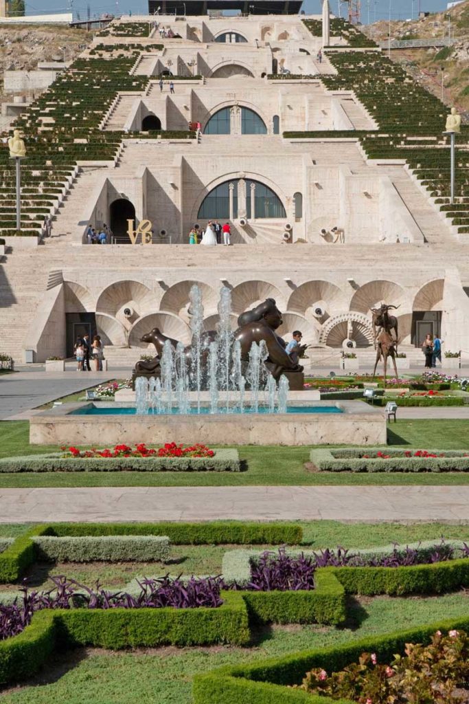 Yerevan’s Cascade on a summer day (Armenia). Photo credit: Richard Fejfar