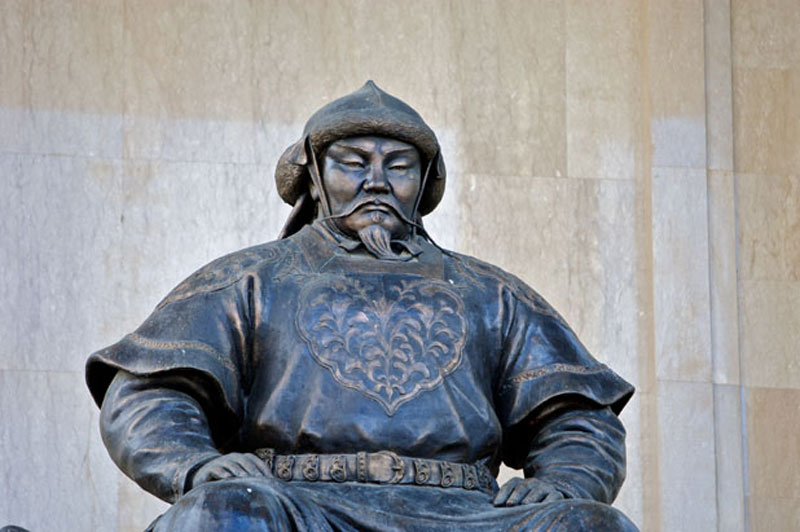 Genghis Khan, ruler of Mongolia’s Golden Horde. Photo credit: Helge Pedersen