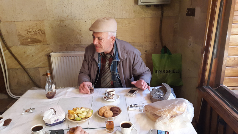 Making friends in Armenia. Photo credit: Anya von Bremzen