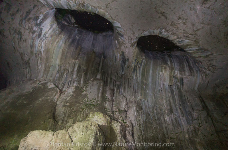 Bulgaria has some superb karst formations like the ones found here in Karlukovo Cave — the one pictured here is called the “God's Eyes.” Photo credit: Iordan Hristov / www.naturemonitoring.com
