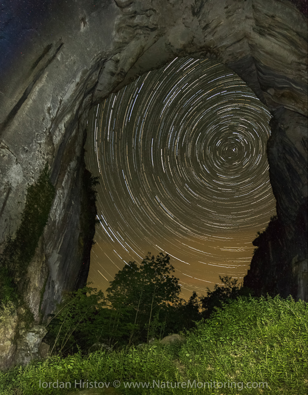 A starry night outside Karlukovo Cave in Bulgaria, yet another popular place to go birdwatching. Photo credit: Iordan Hristov / www.naturemonitoring.com