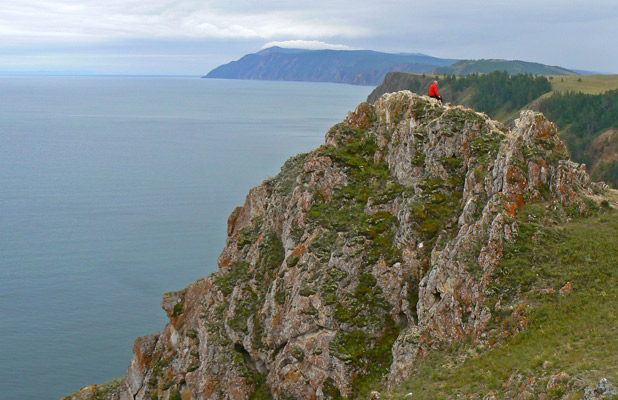 A solitary moment in Siberia on Lake Baikal. Photo credit: Martin Klimenta