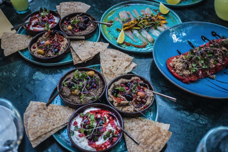 Fresh and local dishes fill the Georgian table. Photo credit: Kees Sprengers