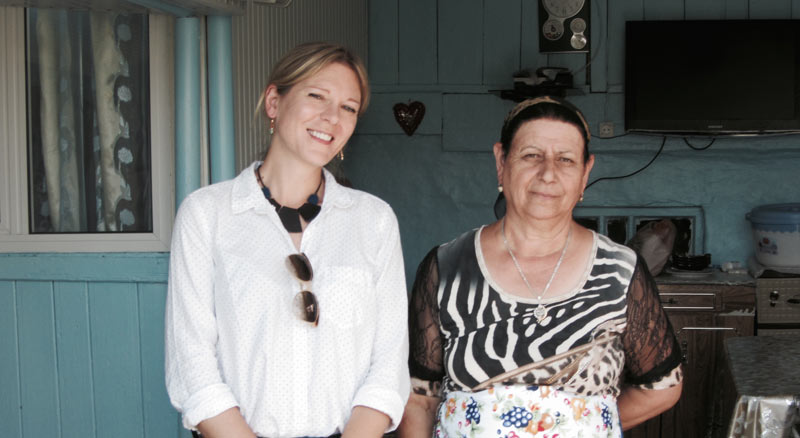 Caroline meets with a local chef on one of her many journeys through Central Asia and the South Caucasus. Photo: Caroline Eden