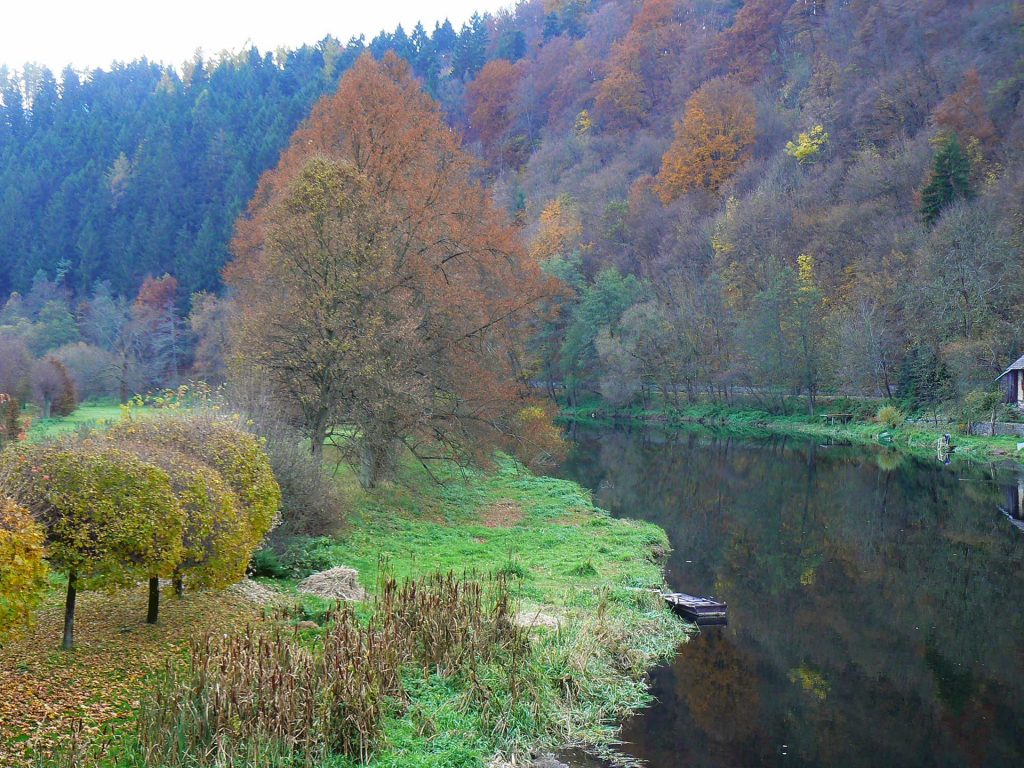 The Sazava River in the central Bohemia region of the Czech Republic. Photo credit: Martin Klimenta