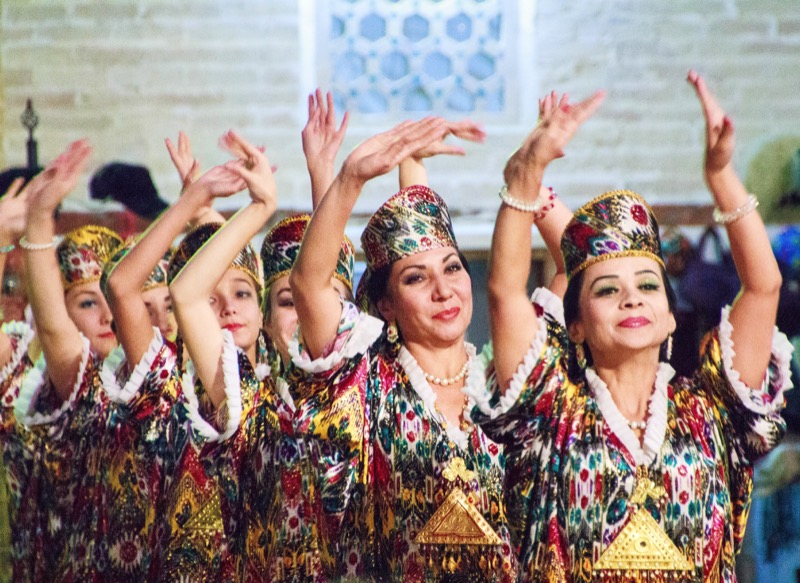 Dancers in Uzbekistan. Photo credit: Lindsay Fincher