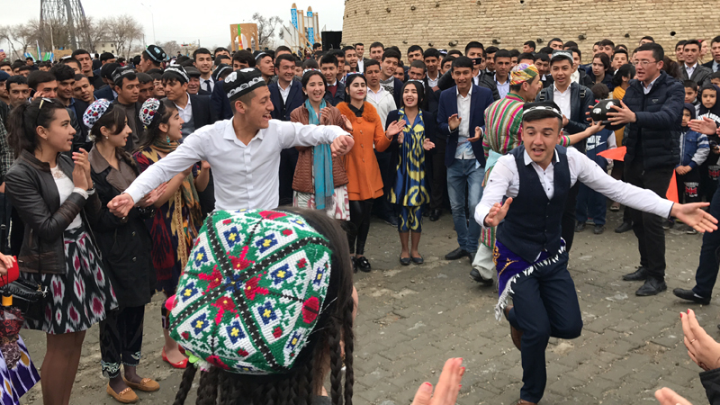 Dancing is a huge part of the Navruz festivities. Photo credit: Abdu Samadov