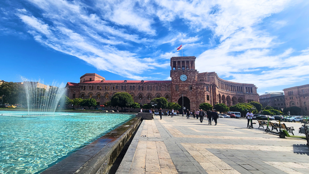 Republic Square, Yerevan, Armenia. Credit: Mariam Alughishvili